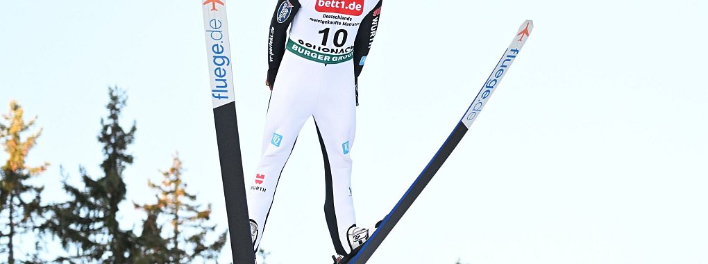 Der deutsche Kombinierer Fabian Rie&szlig;le absolvierte seinen vorletzten Wettkampf. - &copy; Bernd Wei&szlig;brod/dpa