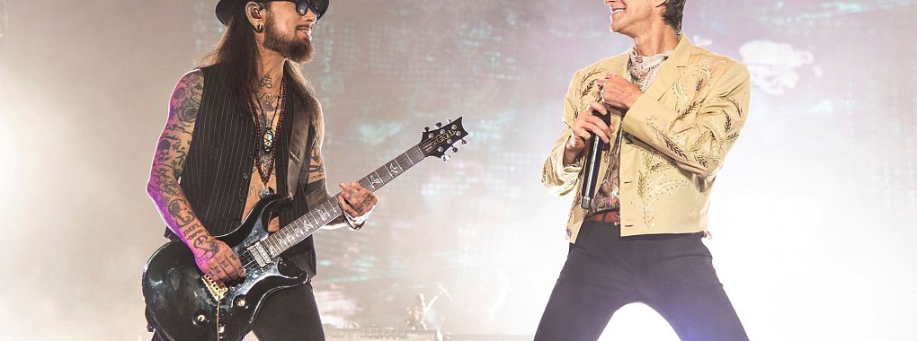 Nach einem Streit auf der Bühne brechen die Rocker ihre Nordamerika-Tournee ab. (Archivbild) - © Amy Harris/Invision via AP/dpa
