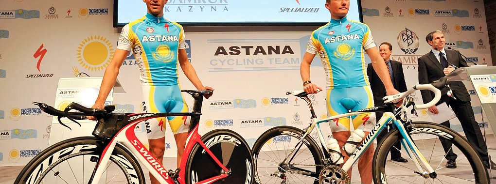 Das Team von Astana im Jahr 2010. - &copy; picture alliance / dpa