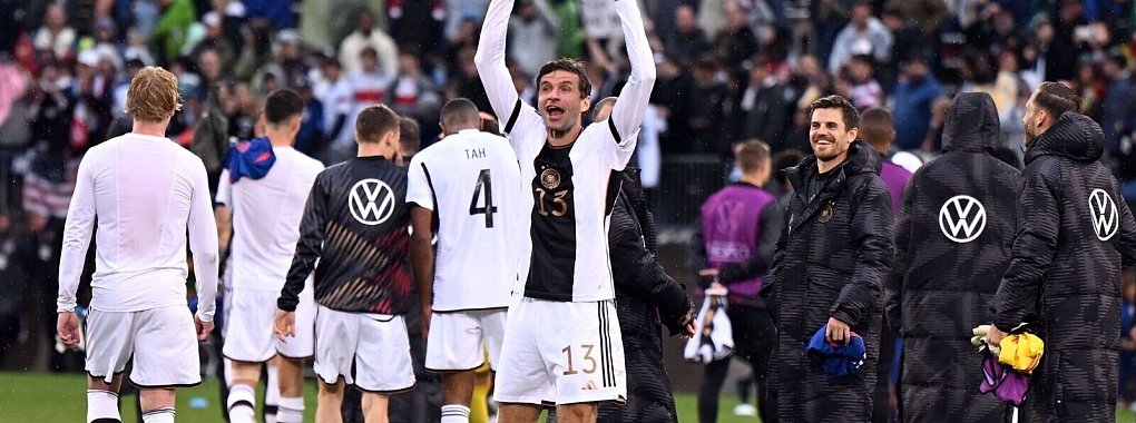 Thomas M&uuml;ller hofft auf ein Fu&szlig;ballfest zur EM 2024. - &copy; Federico Gambarini/dpa