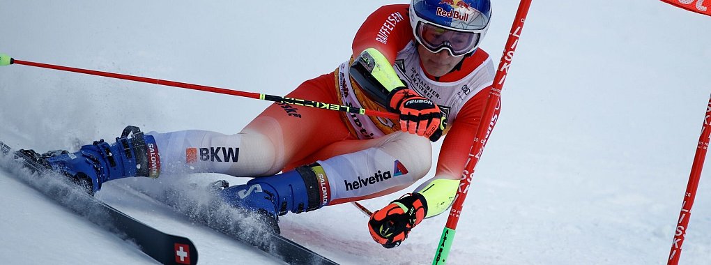 Marco Odermatt feierte im Riesenslalom von Alta Badia seinen 41. Weltcup-Sieg. - © Gabriele Facciotti/AP/dpa