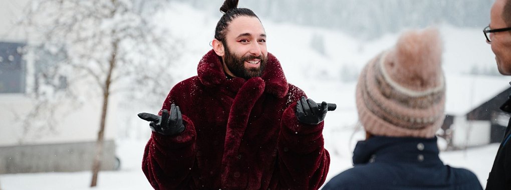 Tom Neuwirth ist ehrenamtlicher Botschafter des Projekts Salzkammergut 2024. - © Ernst Husic/Goldmann Public Relations /dpa