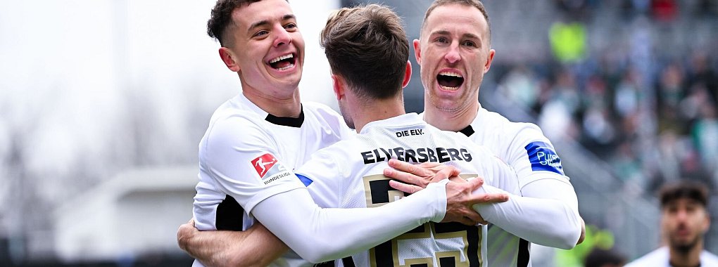 Die SV Elversberg hat das Zweitliga-Heimspiel gegen Greuther Fürth gewonnen. - © Silas Schueller/DeFodi Images/dpa