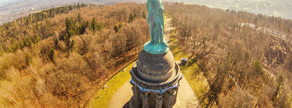 Zum Hermannsdenkmal sollte in den 70ern eine Seilbahn gebaut werden. - © Torben Gocke
