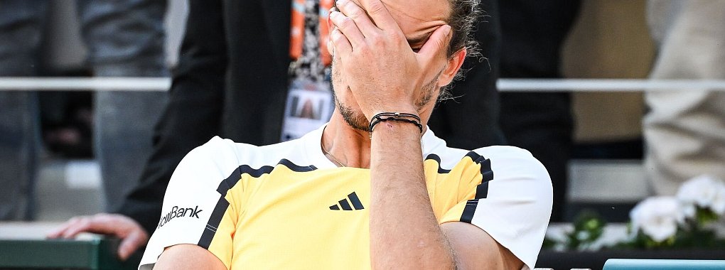 Alexander Zverev war nach der Niederlage im Finale der French Open gegen Carlos Alcaraz entt&auml;uscht. - &copy; Matthieu Mirville/ZUMA Press Wire/dpa