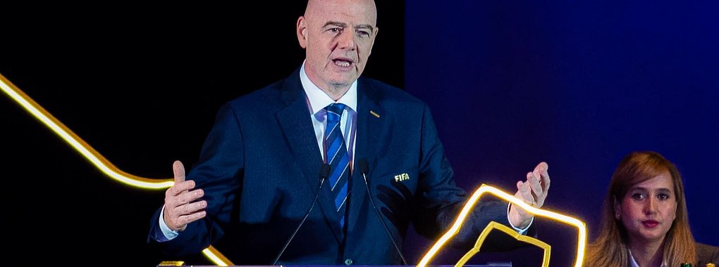 Gianni Infantino, FIFA-Pr&auml;sident, spricht w&auml;hrend des 34. AFC-Kongresses in Bangkok. - &copy; Peerapon Boonyakiat/SOPA Images via ZUMA Press Wire/dpa