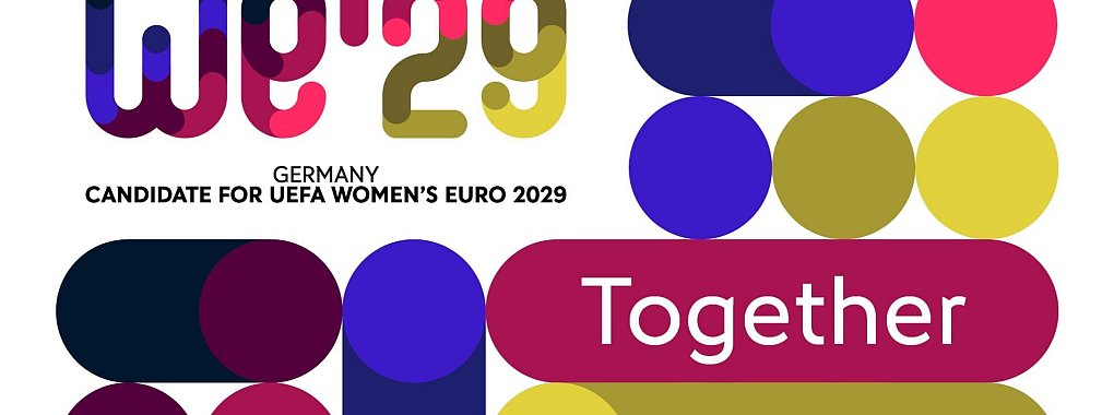 Das-Bewerbungs-Logo für Frauen-Europameisterschaft 2029 - © --/DFB/dpa