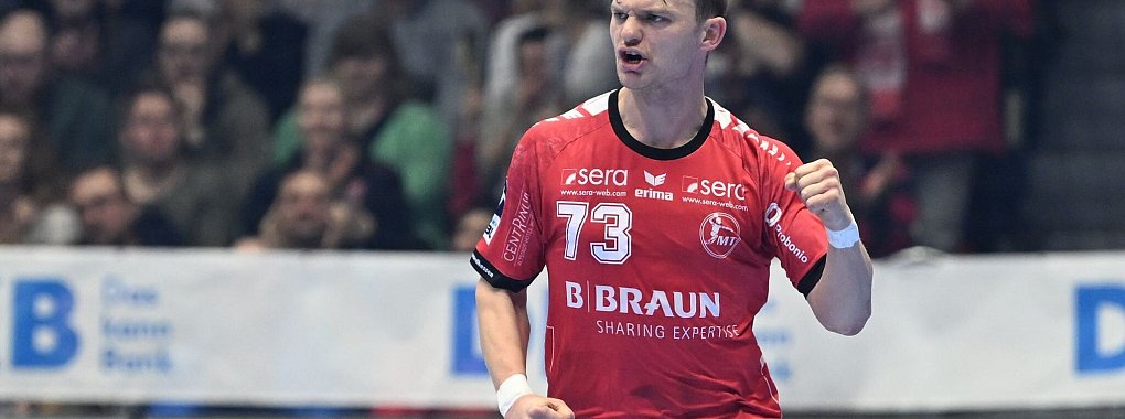 Timo Kastening und die MT Melsungen hatten die TSV Hannover-Burgdorf zu Gast. - © Swen Pförtner/dpa