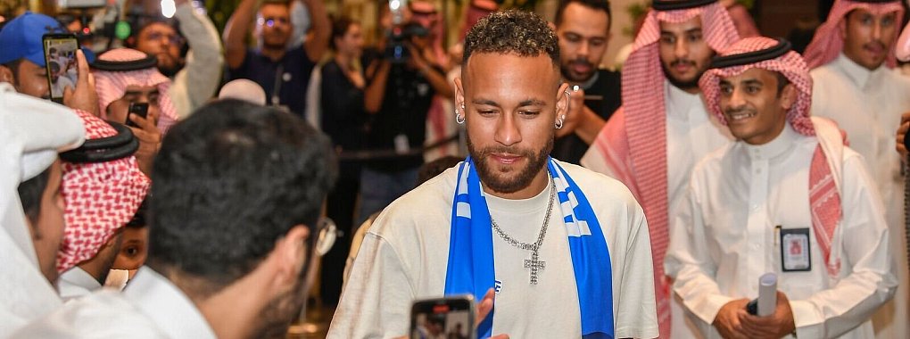 Neymar hat sein Comeback für Al-Hilal gefeiert. - © STR/AP/dpa