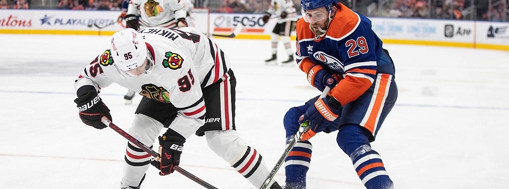 Trotz erstem Saisontor verlor Leon Draisaitl mit Edmonton erneut. - © Jason Franson/The Canadian Press/AP/dpa