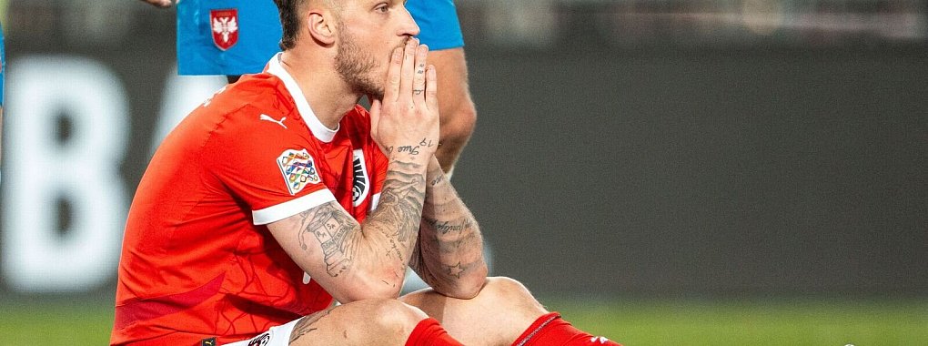 Marko Arnautovic hatte eine Panikattacke während des Spiels. - © Georg Hochmuth/APA/dpa