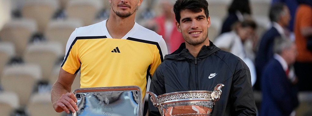 Alexander Zverev bereitet sich im westf&auml;lischen Halle auf Wimbledon vor. - &copy; Thibault Camus/AP/dpa