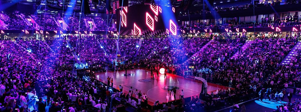 Der Deutsche Basketball Bund bewirbt sich mit dem SAP Garden um eine Vorrunde bei der Basketball-EM 2029. - © Matthias Balk/dpa