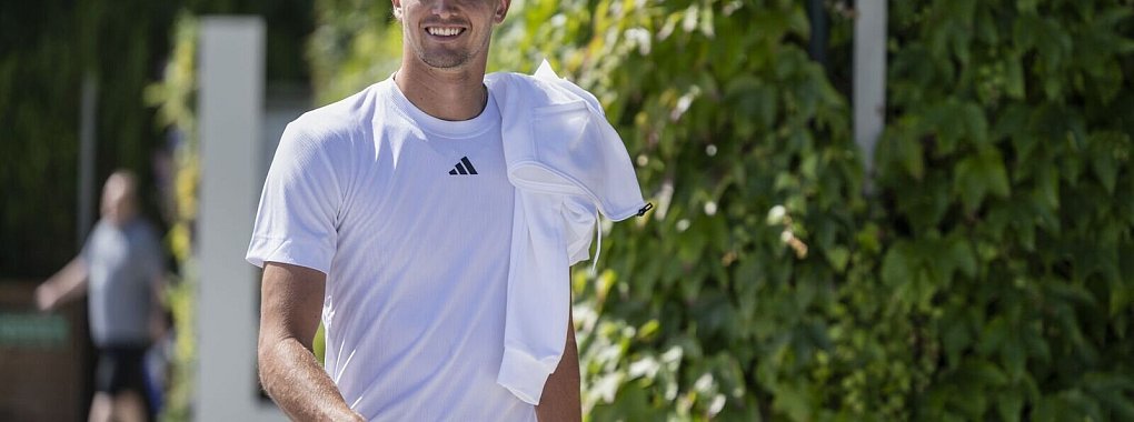 F&uuml;r Ablenkung in Wimbledon hat Alexander Zverev gesorgt. - &copy; Alessandro Della Valle/KEYSTONE/dpa