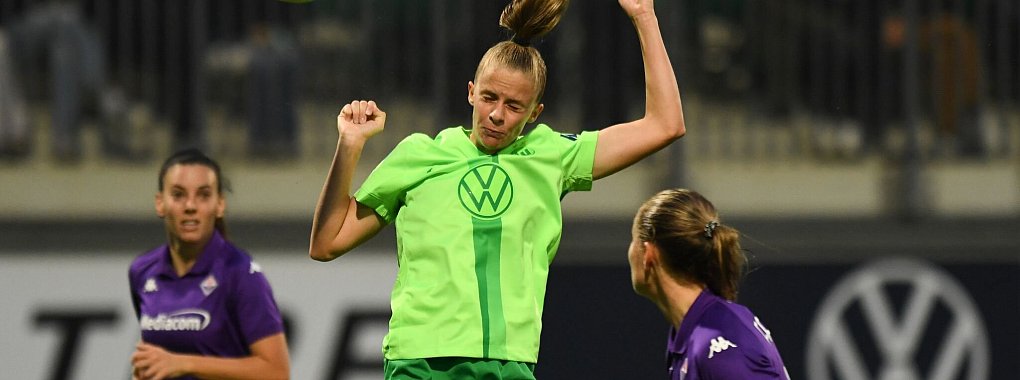 Torschützin gegen Florenz: Vivien Endemann vom VfL Wolfsburg. - © Swen Pförtner/dpa