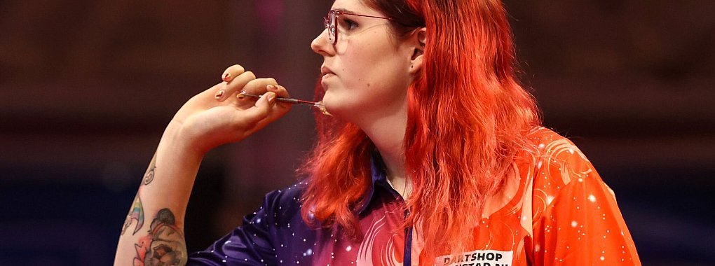 Bekommt Kritik und Hass ab: Transfrau van Leuven vor ihrem WM-Debüt. - © Shane Healey/ProSportsImages/dpa