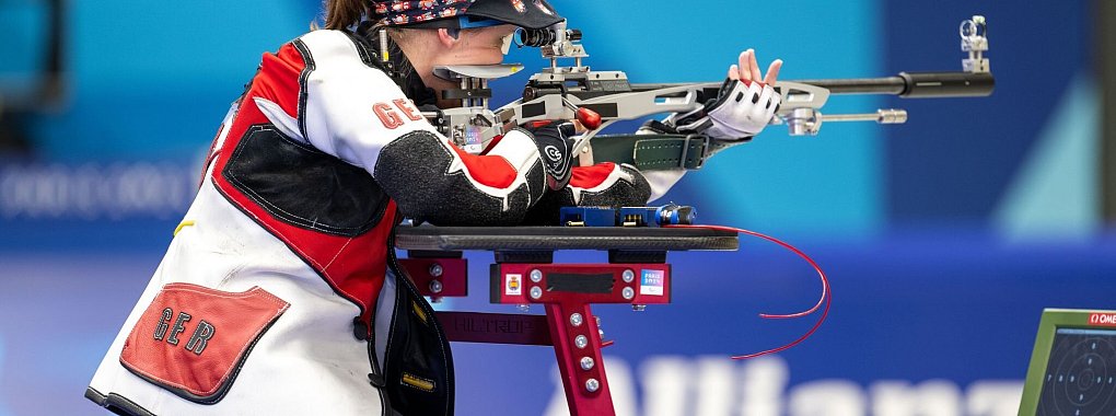 Zweites Gold f&uuml;r Sch&uuml;tzin Natascha Hiltrop mit dem Kleinkalibergewehr. - &copy; Oliver Kremer/BEAUTIFUL SPORTS/dpa