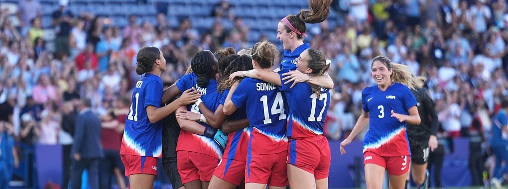 Nach dem Gewinn der Goldmedaille im Frauenfu&szlig;ball sind die USA wieder auf Platz 1 der Weltrangliste. - &copy; Marcus Brandt/dpa