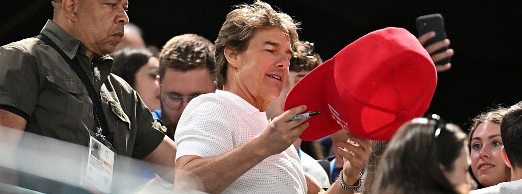 Schon vor der Abschlussfeier in Paris: Tom Cruise hier als Zuschauer beim Turnen (Archivbild). - &copy; Marijan Murat/dpa