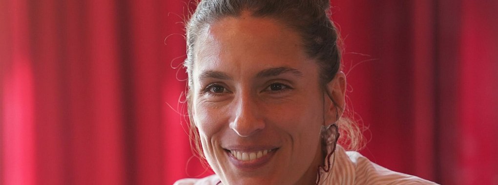 Andrea Petkovic wird künftig Tennis-Matches bei Sky kommentieren. - © Marcus Brandt/dpa