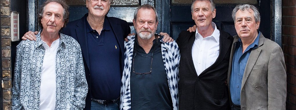 Eric Idle, John Cleese, Terry Gilliam, Michael Palin und Terry Jones von Monty Python 2013 in London. - &copy; Daniel Leal-Olivas/EPA/dpa