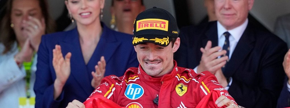 Ferrari-Pilot Charles Leclerc hat erstmals sein Formel-1-Heimrennen in Monaco gewonnen. - © Luca Bruno/AP/dpa