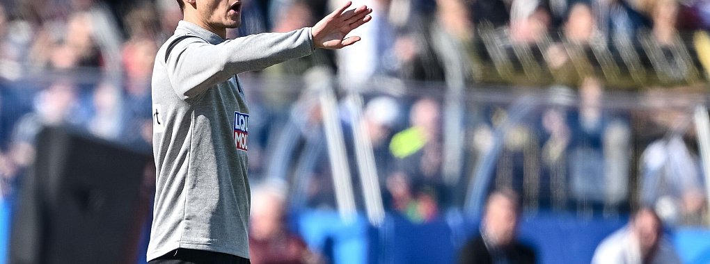Thomas Wörle ist wohl nicht mehr Trainer des SSV Ulm. - © Harry Langer/dpa