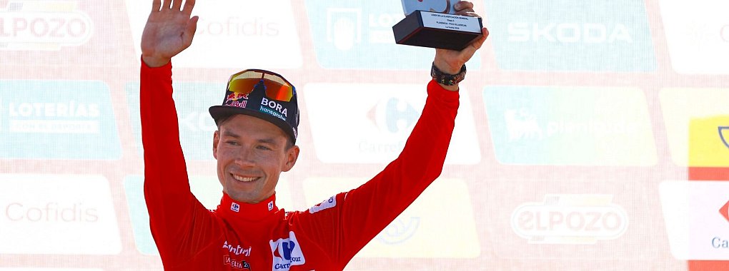 Roglic steht vor dem vierten Gesamtsieg bei der Vuelta. - © Roth/dpa