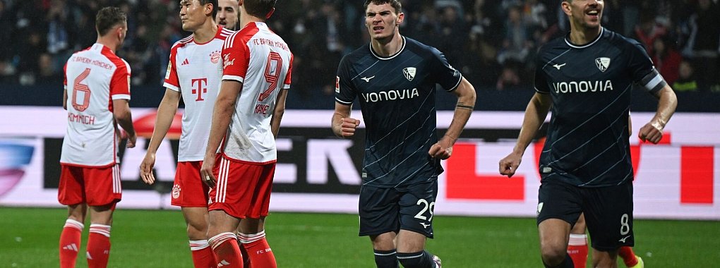Die Bayern mussten sich auch in Bochum geschlagen geben. - © David Inderlied/dpa