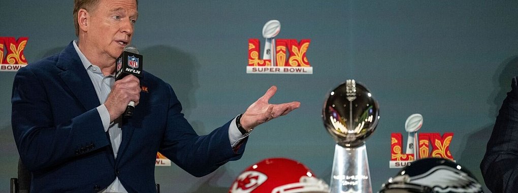 Roger Goodell arbeitet mit der NFL an einer Profi-Liga für Flag Football. - © Maximilian Haupt/dpa