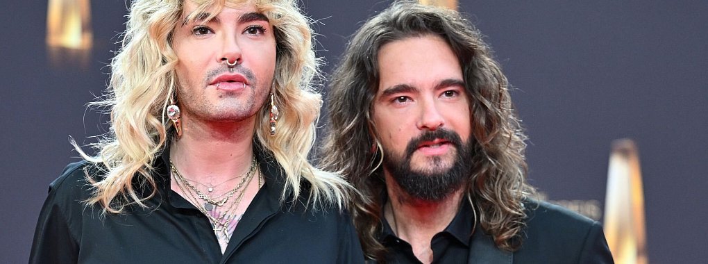 &laquo;Wir sind nicht mit Fu&szlig;ball sozialisiert oder aufgewachsen, weil in unserer Familie Fu&szlig;ball nie ein gro&szlig;es Thema war&raquo;, sagt Tom Kaulitz (r). - &copy; Henning Kaiser/dpa