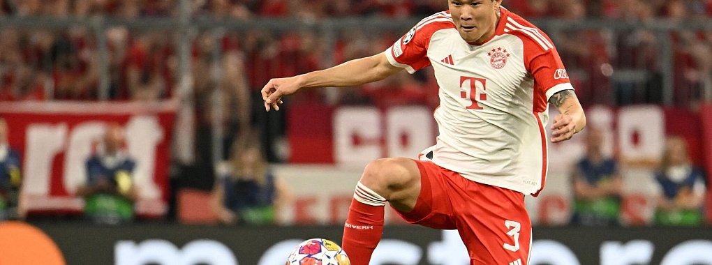 Bayerns Minjae Kim trifft mit den Münchnern am 3. August in Seoul auf die Tottenham Hotspurs. - © Lukas Barth-Tuttas/dpa