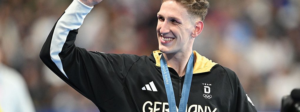 Lukas M&auml;rtens hat als erster deutscher Mann seit 1988 Olympia-Gold im Beckenschwimmen gewonnen. - &copy; Sven Hoppe/dpa