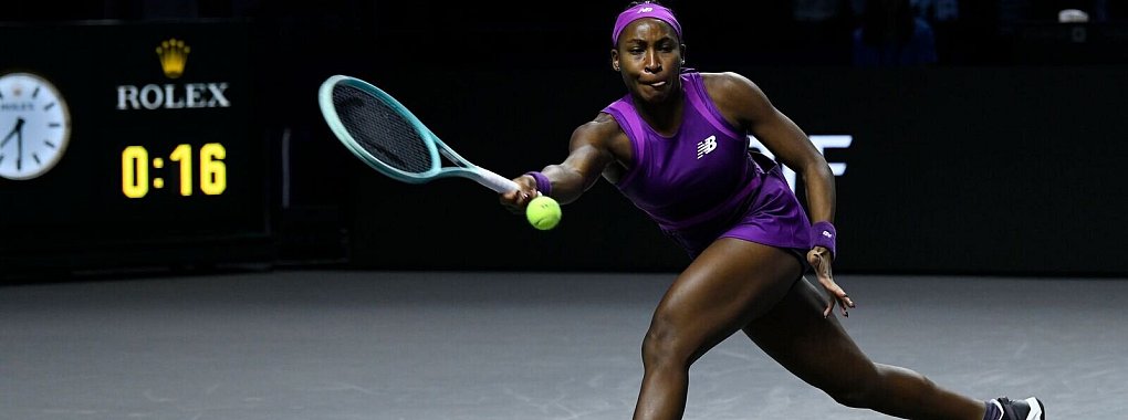 Coco Gauff beendet die WTA-Saison mit einem starken Erfolg. - © STR/AP