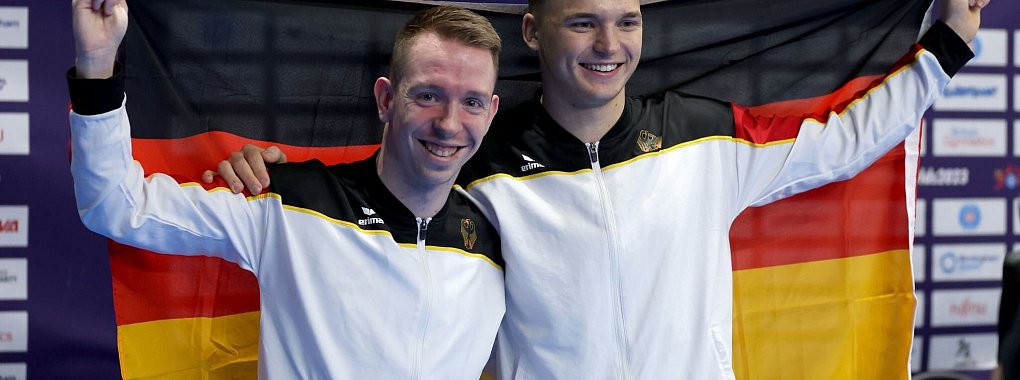Fabian Vogel (l) hat &uuml;ber einen Quotenplatz doch noch die Olympiaschen Spiele erreicht. - &copy; Bradley Collyer/Press Association/dpa