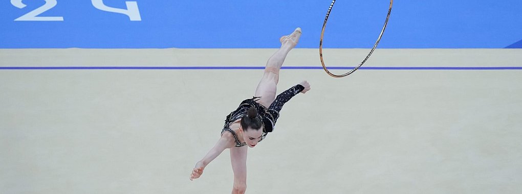 Darja Varfolomeev hat sich einen Patzer mit dem Reifen geleistet. - &copy; Marcus Brandt/dpa