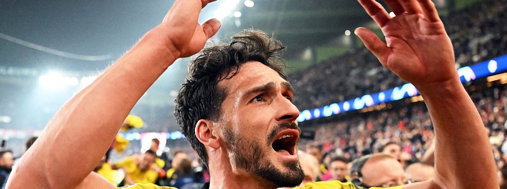 Sorgte mit seinem Tor f&uuml;r den BVB-Sieg in Paris: Dortmunds Mats Hummels. - &copy; Robert Michael/dpa