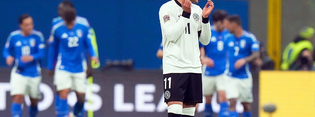 Begehrt bei anderen Clubs schon vor seinem DFB-Comeback: Nadiem Amiri - © Luca Bruno/AP/dpa
