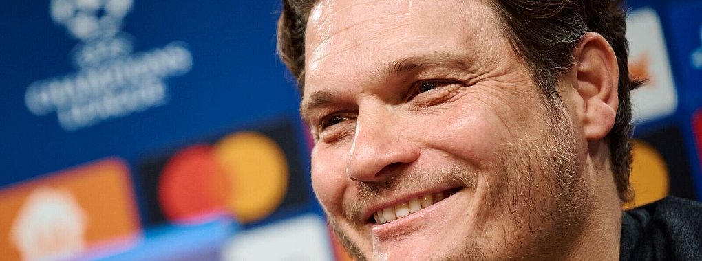 BVB-Trainer Edin Terzic freut sich auf das Spiel gegen Paris Saint-Germain. - &copy; Bernd Thissen/dpa