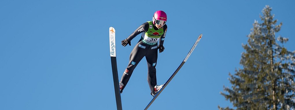 Nathalie Armbruster schafft einen Podestplatz. - © Silas Stein/dpa