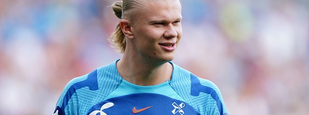 Nicht der einzige, der einen Dopingtest ablegen sollte: Norwegens St&uuml;rmerstar Erling Haaland. - &copy; Zac Goodwin/PA Wire/dpa