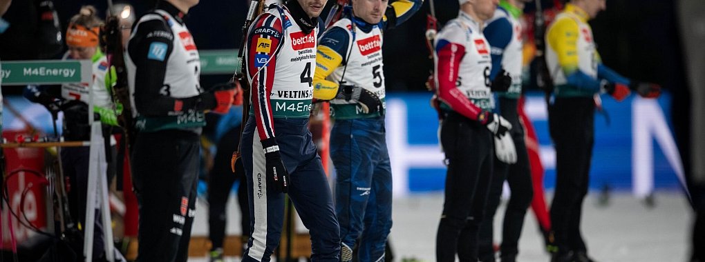 Die Biathleten hatten Spaß beim Show-Event auf Schalke. - © Fabian Strauch/dpa