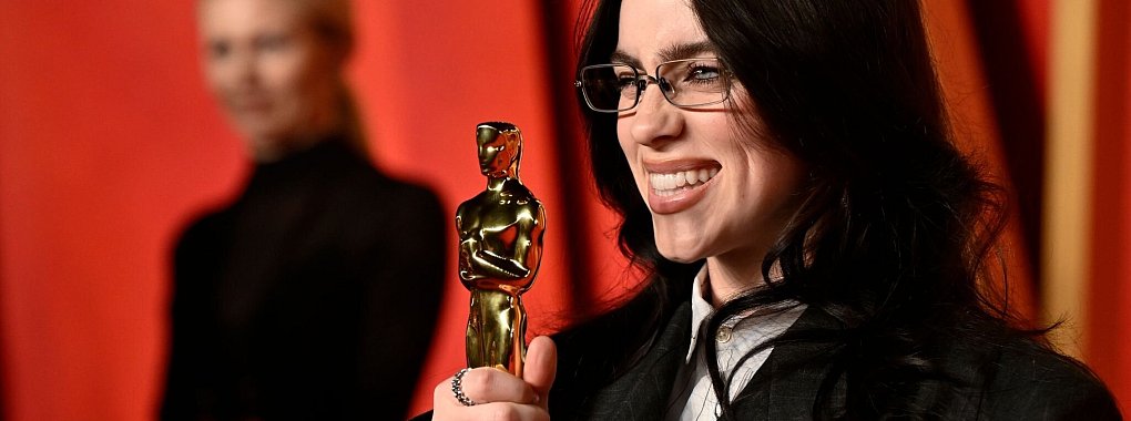 Billie Eilish erh&auml;lt dieses Jahr den Oscar f&uuml;r den besten Originalsong. Nun k&uuml;ndigt die US-S&auml;ngerin ihr drittes Album an - es soll im Mai auf den Markt kommen. - &copy; Evan Agostini/Invision/AP/dpa
