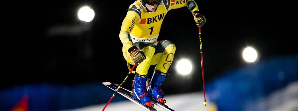 Skicrosser Florian Wilmsmann führt die Weltcup-Wertung an. - © Jean-Christophe Bott/KEYSTONE/dpa