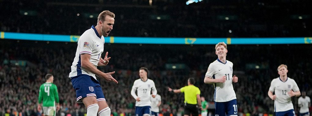 Harry Kane führt England zum Sieg gegen Irland. - © Kin Cheung/AP/dpa