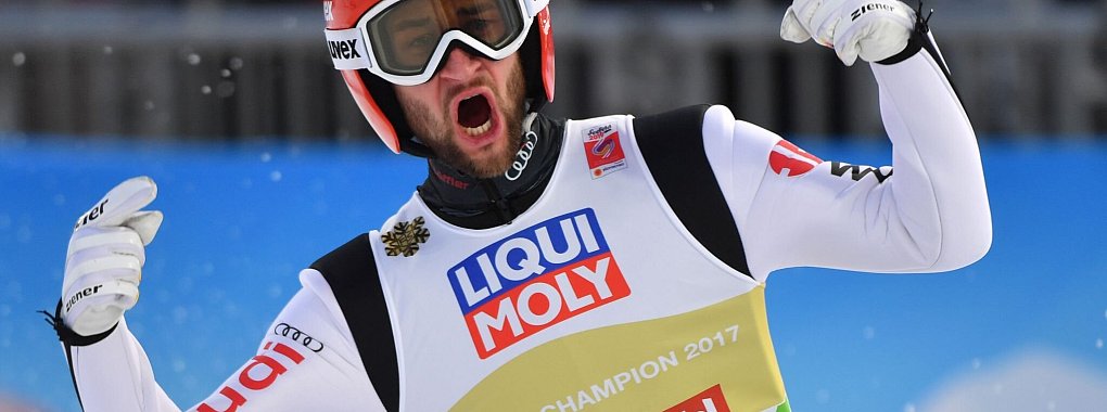 Markus Eisenbichler hat sich zurück ins Weltcup-Team gekämpft. - © Hendrik Schmidt/dpa-Zentralbild/dpa