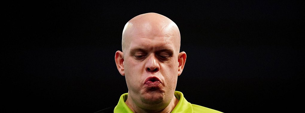 Van Gerwen musste in Berlin zurückziehen. - © Zac Goodwin/PA Wire/dpa