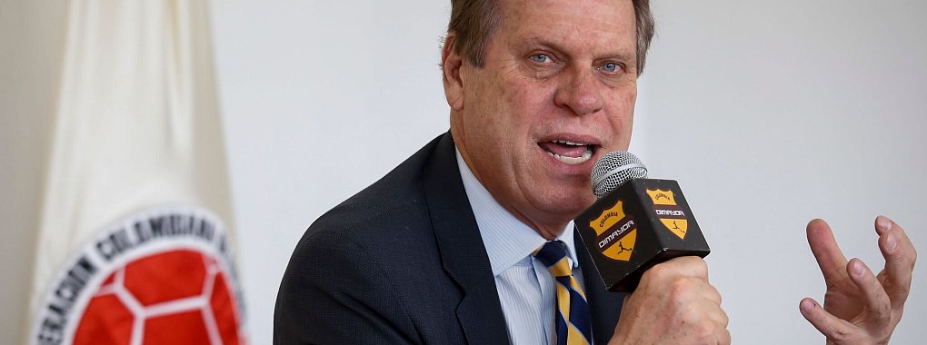 Wieder frei nach Festnahme beim Copa-Finale: Kolumbiens Verbandschef Jesur&uacute;n - &copy; Mauricio Alvarado/colprensa/dpa