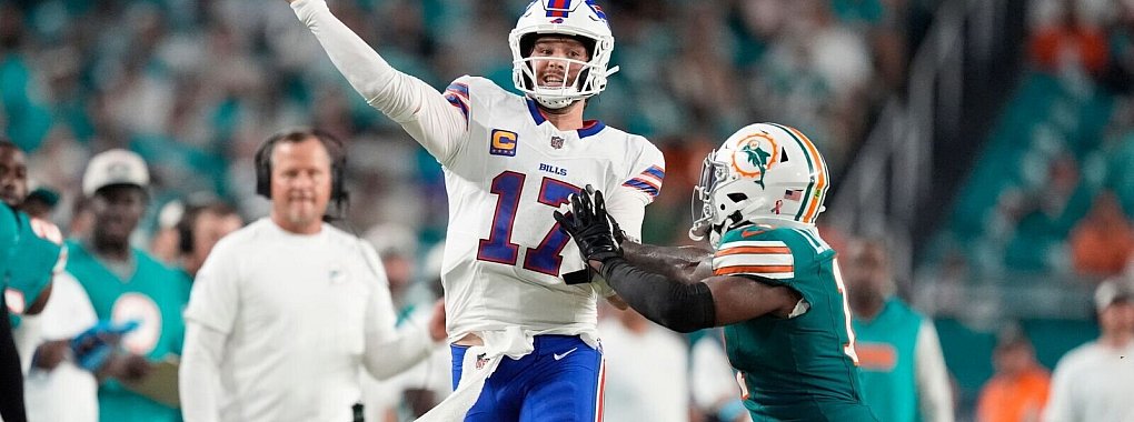 Quarterback Josh Allen sorgt für den zweiten Saisonsieg der Buffalo Bills. - © Rebecca Blackwell/AP/dpa