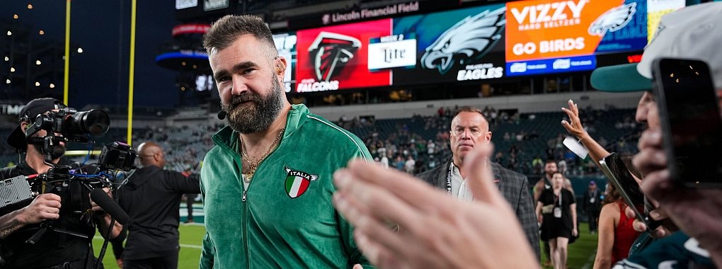 Travis Kelces Bruder Jason wurde nun zum vierten Mal Vater. (Archivbild) - © Matt Rourke/AP/dpa